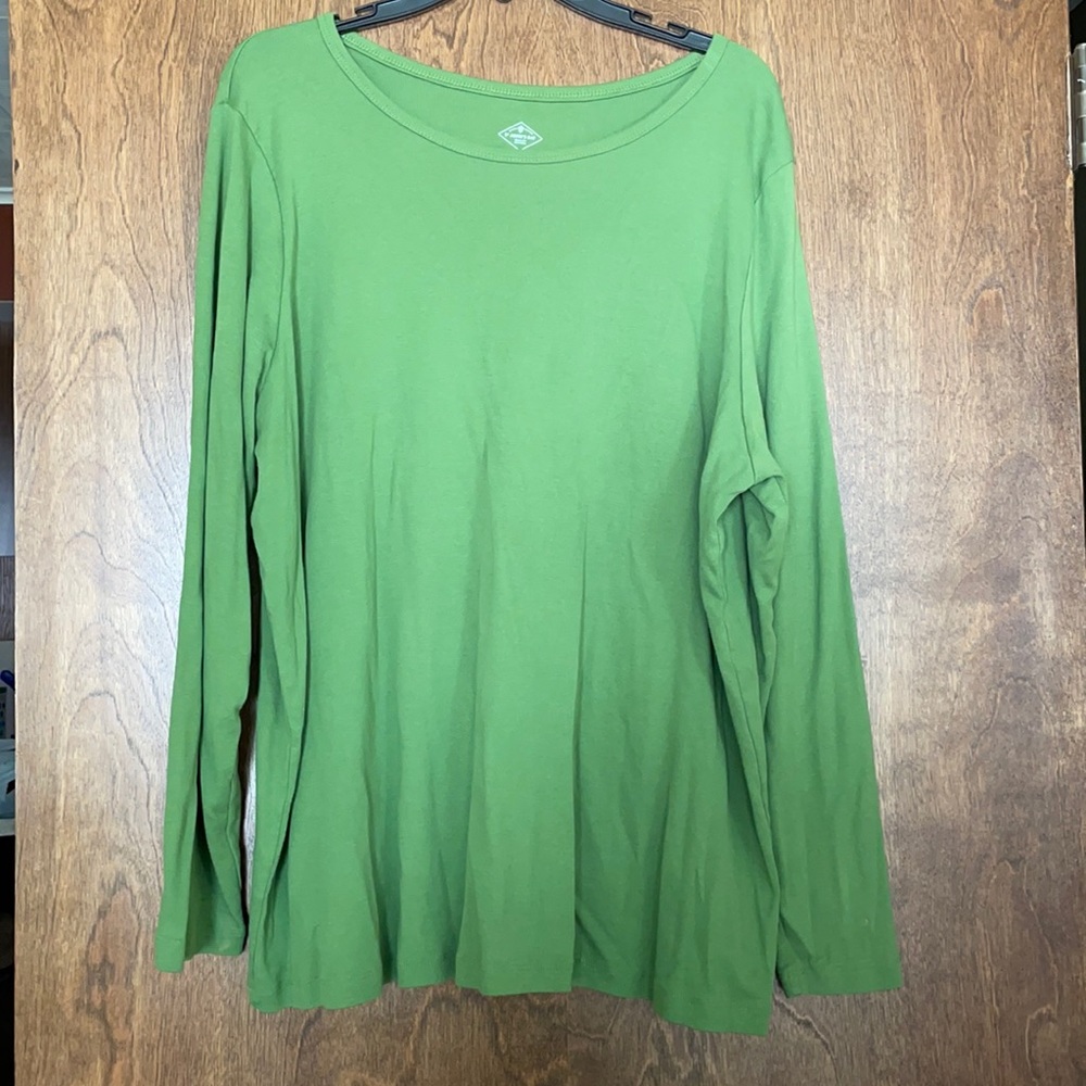 St, John’s Bay long sleeve tee, 3X